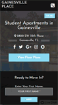 Mobile Screenshot of gainesvilleplace.com